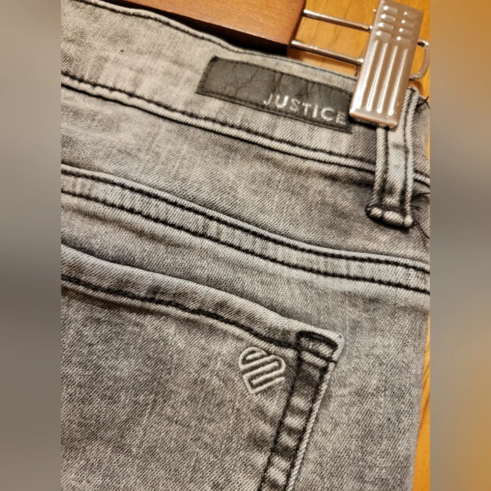 Justice Brand Gray Skinny Jeans. Girls Size 16